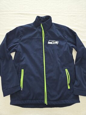 Seattle Seahawks NFL Navy Soft Shell Jacket